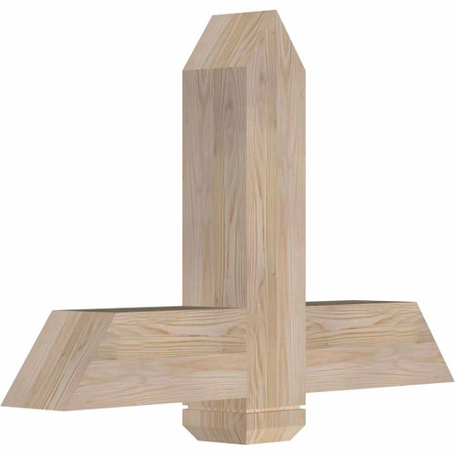 16/12 Pitch Eugene Smooth Timber Gable Bracket GBW036X24X0606EUG00SDF