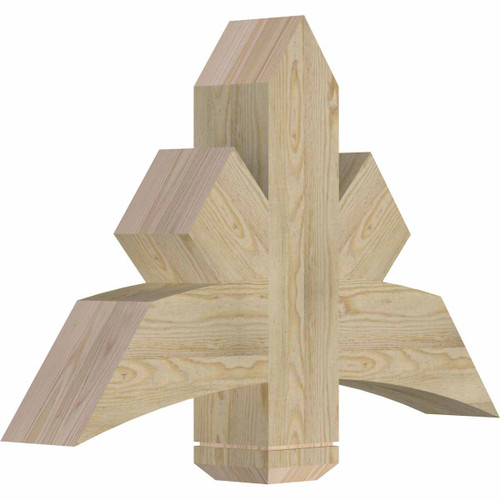 16/12 Pitch Alberta Rough Sawn Timber Gable Bracket GBW036X24X0606ALB00RDF 16/12 Pitch Alberta Rough Sawn Timber Gable Bracket GBW036X24X0606ALB00RDF