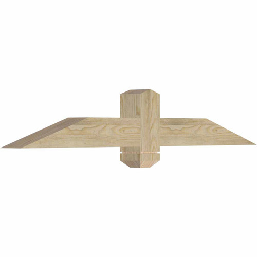 4/12 Pitch Eugene Rough Sawn Timber Gable Bracket GBW048X08X0404EUG00RDF