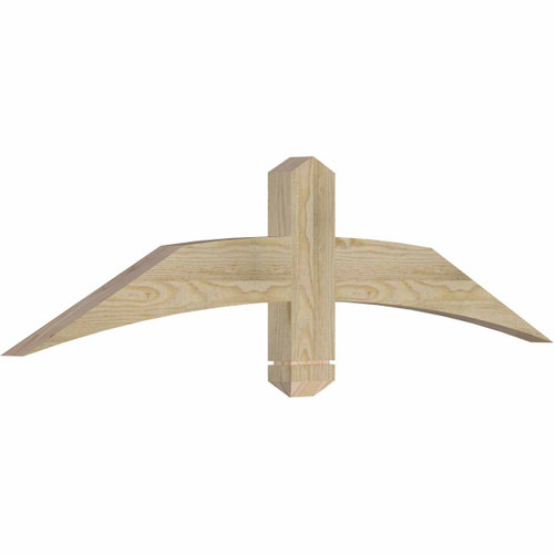 6/12 Pitch Bellingham Rough Sawn Timber Gable Bracket GBW048X12X0204BEL00RDF