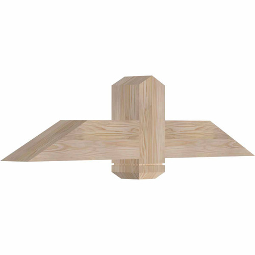 6/12 Pitch Eugene Smooth Timber Gable Bracket GBW048X12X0606EUG00SDF