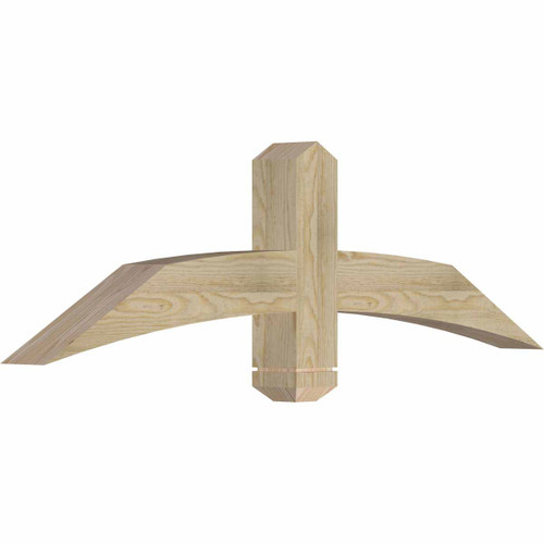 7/12 Pitch Bellingham Rough Sawn Timber Gable Bracket GBW048X14X0404BEL00RDF