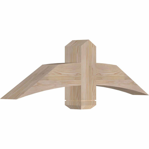 7/12 Pitch Bellingham Smooth Timber Gable Bracket GBW048X14X0606BEL00SDF