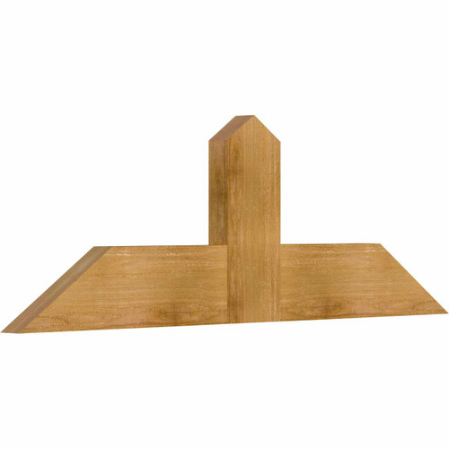 8/12 Pitch Portland Rough Sawn Timber Gable Bracket GBW048X16X0206POR00RWR