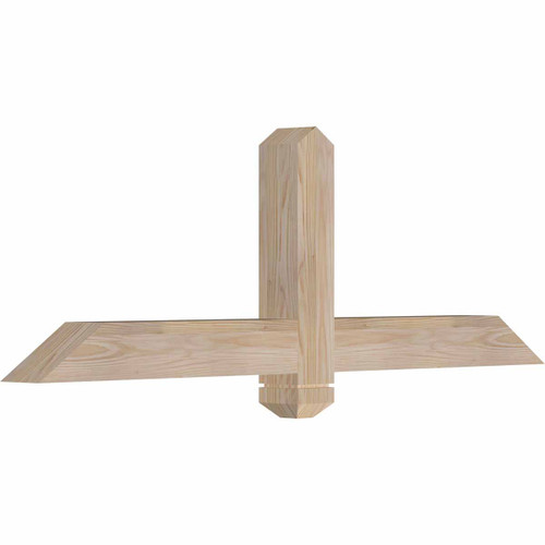 8/12 Pitch Eugene Smooth Timber Gable Bracket GBW048X16X0404EUG00SDF