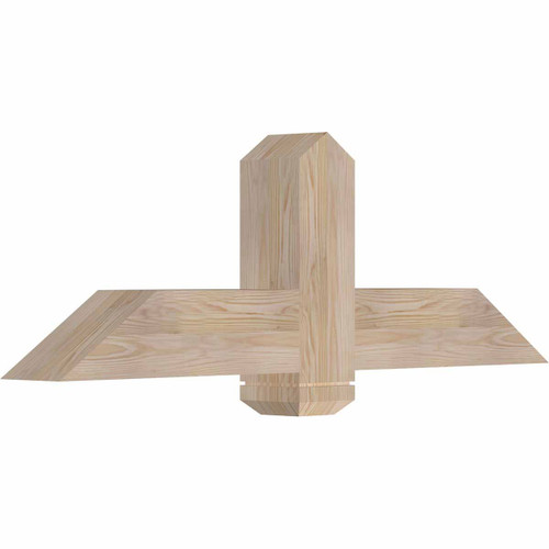 8/12 Pitch Eugene Smooth Timber Gable Bracket GBW048X16X0606EUG00SDF