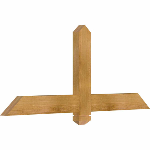 10/12 Pitch Eugene Rough Sawn Timber Gable Bracket GBW048X20X0204EUG00RWR