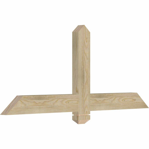10/12 Pitch Eugene Rough Sawn Timber Gable Bracket GBW048X20X0204EUG00RDF