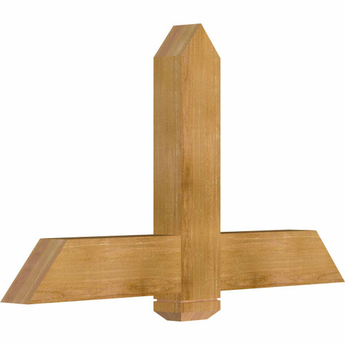14/12 Pitch Eugene Rough Sawn Timber Gable Bracket GBW048X28X0406EUG00RWR 14/12 Pitch Eugene Rough Sawn Timber Gable Bracket GBW048X28X0406EUG00RWR