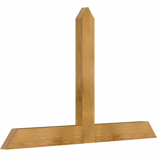 15/12 Pitch Portland Rough Sawn Timber Gable Bracket GBW048X30X0204POR00RWR 15/12 Pitch Portland Rough Sawn Timber Gable Bracket GBW048X30X0204POR00RWR