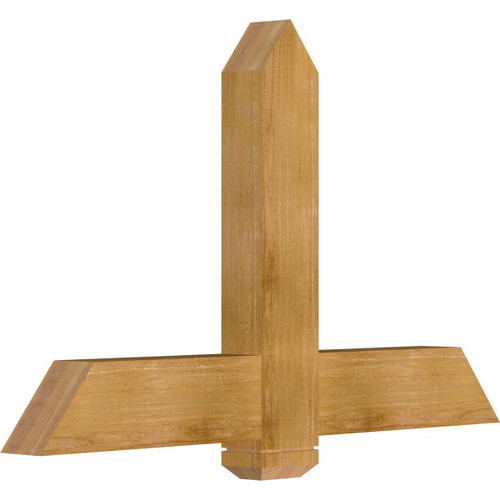 15/12 Pitch Eugene Rough Sawn Timber Gable Bracket GBW048X30X0406EUG00RWR
