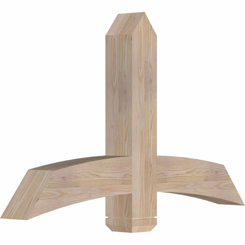 15/12 Pitch Bellingham Smooth Timber Gable Bracket GBW048X30X0606BEL00SDF