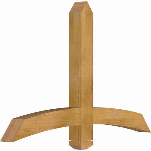 16/12 Pitch Bellingham Rough Sawn Timber Gable Bracket GBW048X32X0404BEL00RWR