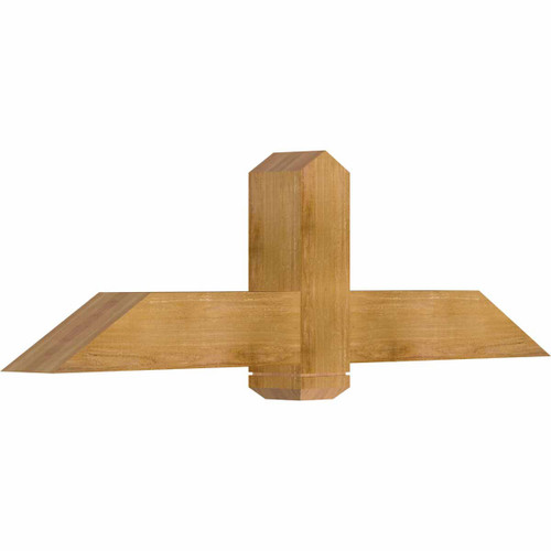 7/12 Pitch Eugene Rough Sawn Timber Gable Bracket GBW060X17X0606EUG00RWR