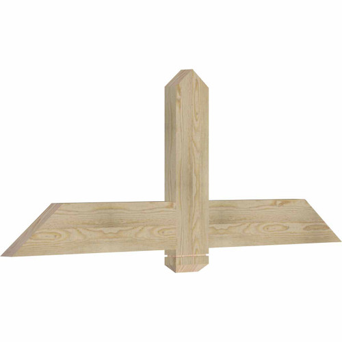 9/12 Pitch Eugene Rough Sawn Timber Gable Bracket GBW060X22X0206EUG00RDF