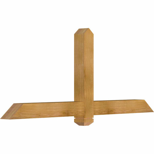 10/12 Pitch Eugene Rough Sawn Timber Gable Bracket GBW060X25X0404EUG00RWR