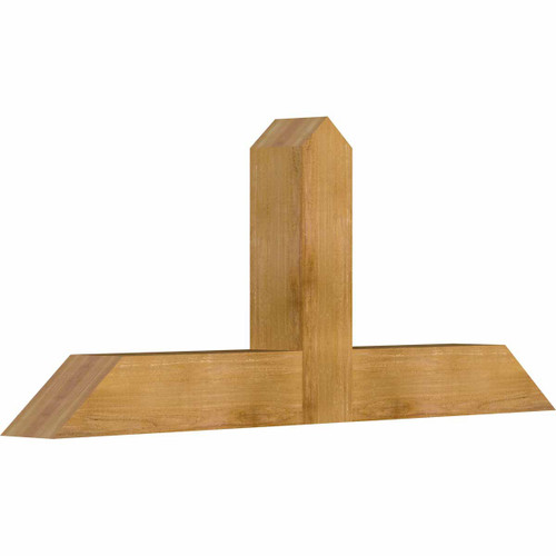 10/12 Pitch Portland Rough Sawn Timber Gable Bracket GBW060X25X0606POR00RWR
