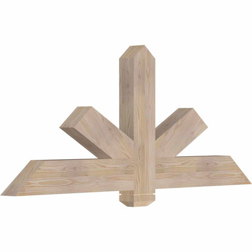 10/12 Pitch Kennewick Smooth Timber Gable Bracket GBW060X25X0406KEN00SDF