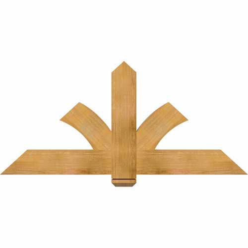 11/12 Pitch Redmond Rough Sawn Timber Gable Bracket GBW060X27X0206RED00RWR