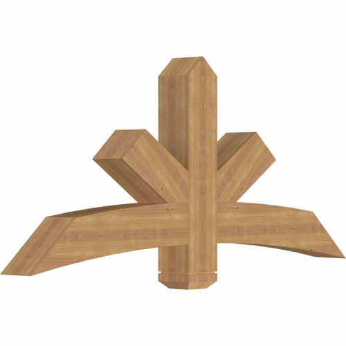 11/12 Pitch Alberta Smooth Timber Gable Bracket GBW060X27X0606ALB00SWR