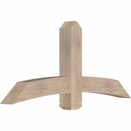 11/12 Pitch Bellingham Smooth Timber Gable Bracket GBW060X27X0606BEL00SDF