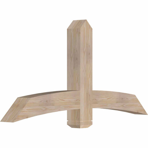 12/12 Pitch Bellingham Smooth Timber Gable Bracket GBW060X30X0606BEL00SDF