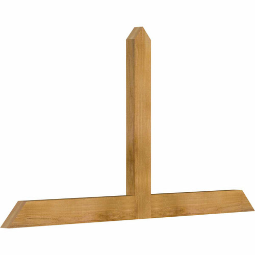 13/12 Pitch Portland Rough Sawn Timber Gable Bracket GBW060X32X0204POR00RWR