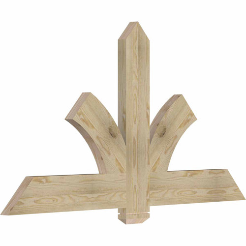 13/12 Pitch Redmond Rough Sawn Timber Gable Bracket GBW060X32X0206RED00RDF