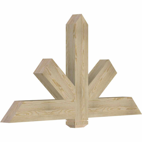 13/12 Pitch Kennewick Rough Sawn Timber Gable Bracket GBW060X32X0406KEN00RDF