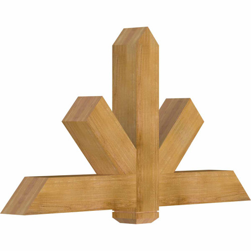 13/12 Pitch Kennewick Rough Sawn Timber Gable Bracket GBW060X32X0606KEN00RWR