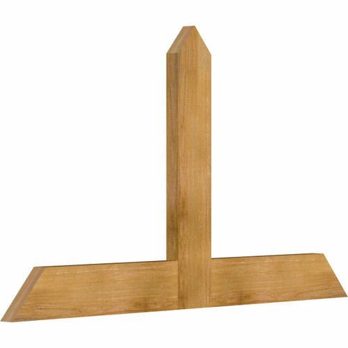 14/12 Pitch Portland Rough Sawn Timber Gable Bracket GBW060X35X0206POR00RWR