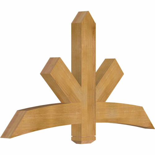 14/12 Pitch Alberta Rough Sawn Timber Gable Bracket GBW060X35X0406ALB00RWR