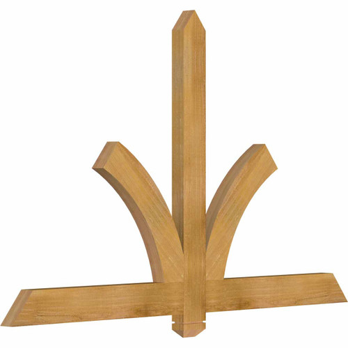 15/12 Pitch Redmond Rough Sawn Timber Gable Bracket GBW060X38X0204RED00RWR
