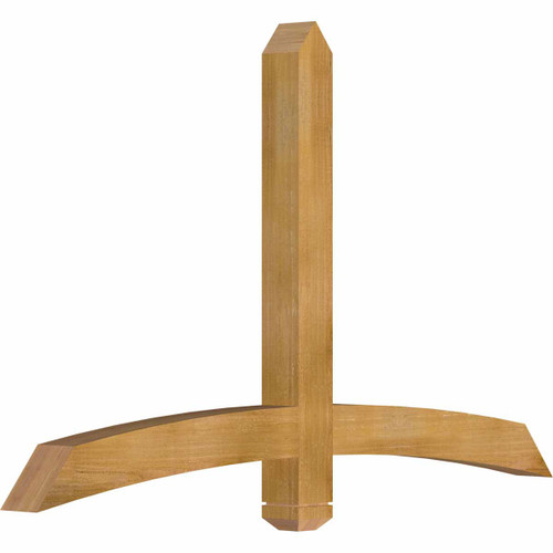 15/12 Pitch Bellingham Rough Sawn Timber Gable Bracket GBW060X38X0404BEL00RWR