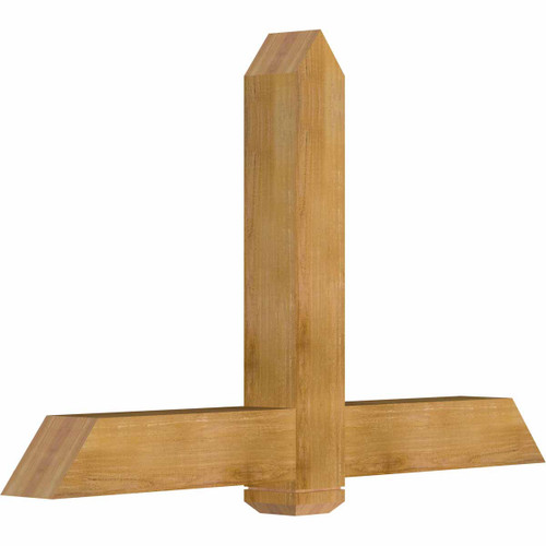 15/12 Pitch Eugene Rough Sawn Timber Gable Bracket GBW060X38X0606EUG00RWR