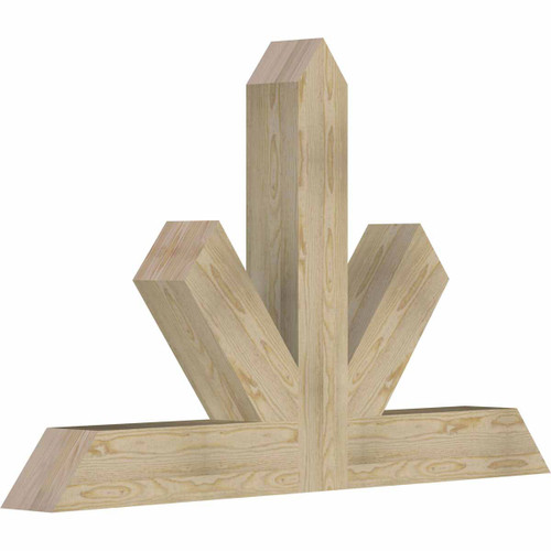 15/12 Pitch Saratoga Rough Sawn Timber Gable Bracket GBW060X38X0606SAR00RDF
