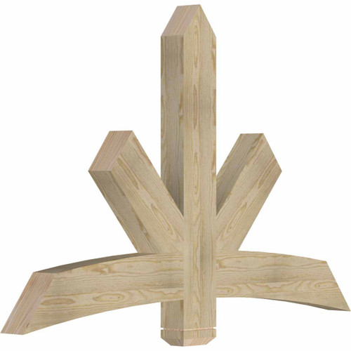 16/12 Pitch Alberta Rough Sawn Timber Gable Bracket GBW060X40X0406ALB00RDF 16/12 Pitch Alberta Rough Sawn Timber Gable Bracket GBW060X40X0406ALB00RDF