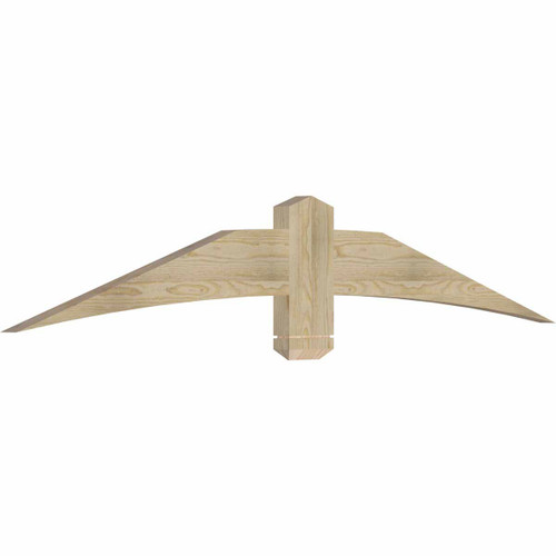 4/12 Pitch Bellingham Rough Sawn Timber Gable Bracket GBW072X12X0206BEL00RDF