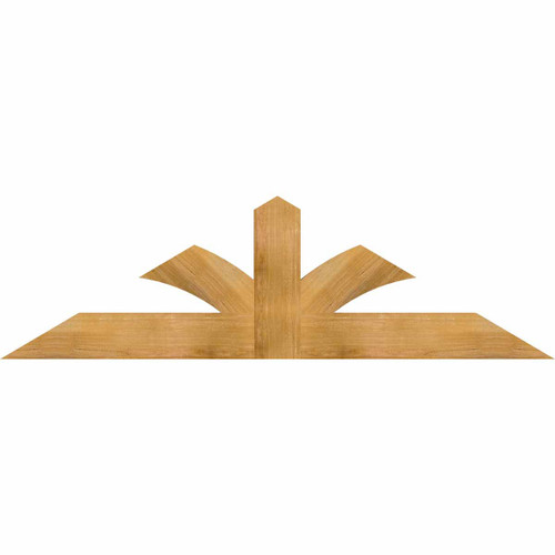 7/12 Pitch Richland Rough Sawn Timber Gable Bracket GBW072X21X0206RIC00RWR