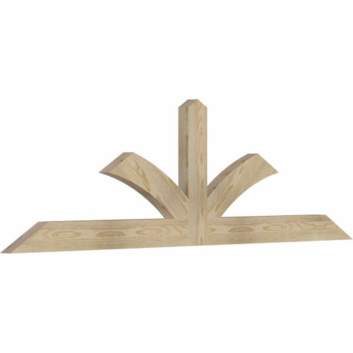 7/12 Pitch Richland Rough Sawn Timber Gable Bracket GBW072X21X0204RIC00RDF