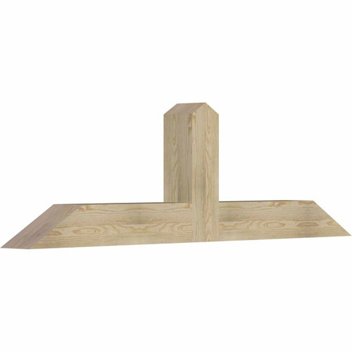 7/12 Pitch Portland Rough Sawn Timber Gable Bracket GBW072X21X0606POR00RDF