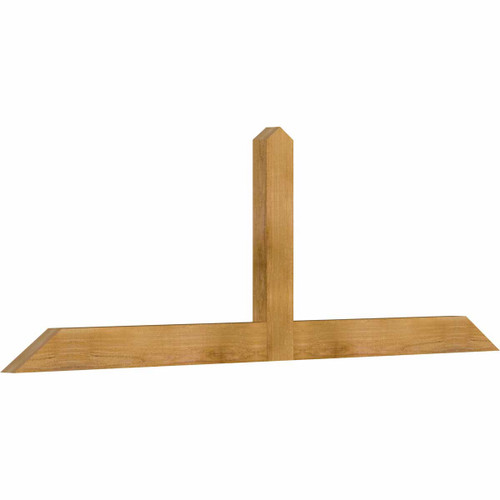 8/12 Pitch Portland Rough Sawn Timber Gable Bracket GBW072X24X0204POR00RWR