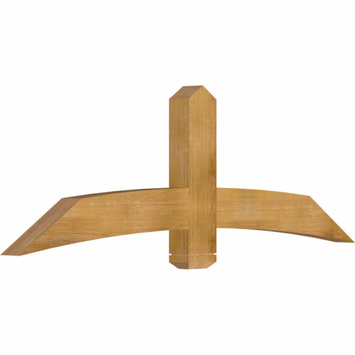 8/12 Pitch Bellingham Rough Sawn Timber Gable Bracket GBW072X24X0406BEL00RWR