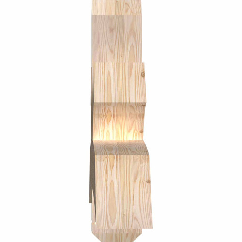 8/12 Pitch Davenport Smooth Timber Gable Bracket GBW072X24X0606DAV00SDF