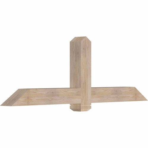 8/12 Pitch Eugene Smooth Timber Gable Bracket GBW072X24X0606EUG00SDF