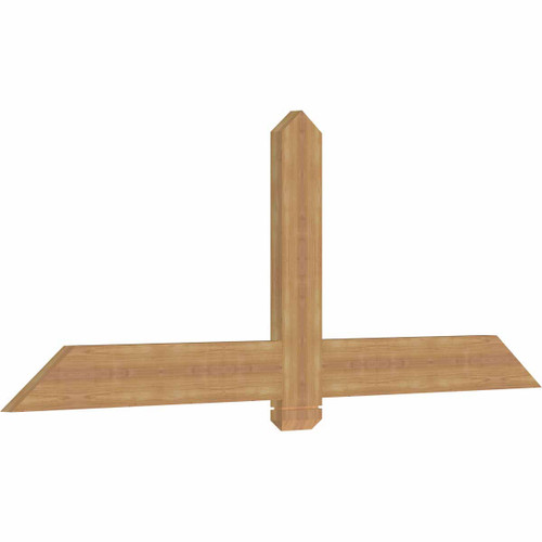 9/12 Pitch Eugene Smooth Timber Gable Bracket GBW072X27X0206EUG00SWR