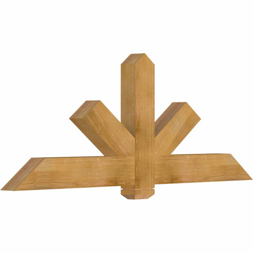 9/12 Pitch Kennewick Rough Sawn Timber Gable Bracket GBW072X27X0406KEN00RWR