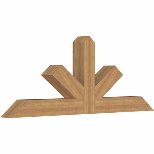 9/12 Pitch Saratoga Smooth Timber Gable Bracket GBW072X27X0606SAR00SWR