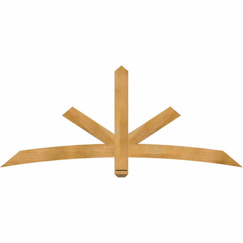 10/12 Pitch Alberta Rough Sawn Timber Gable Bracket GBW072X30X0204ALB00RWR