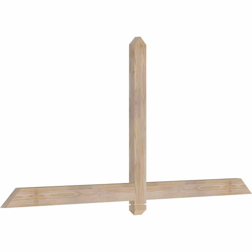 11/12 Pitch Eugene Smooth Timber Gable Bracket GBW072X33X0204EUG00SDF